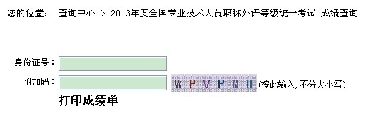 Ͼ2013ְӢ￼Գɼѯ