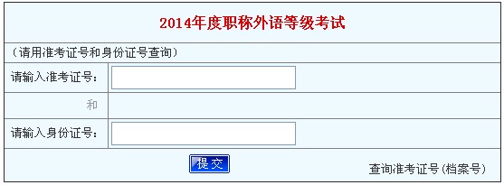 ϼԴ2014ְӢ￼Գɼѯ